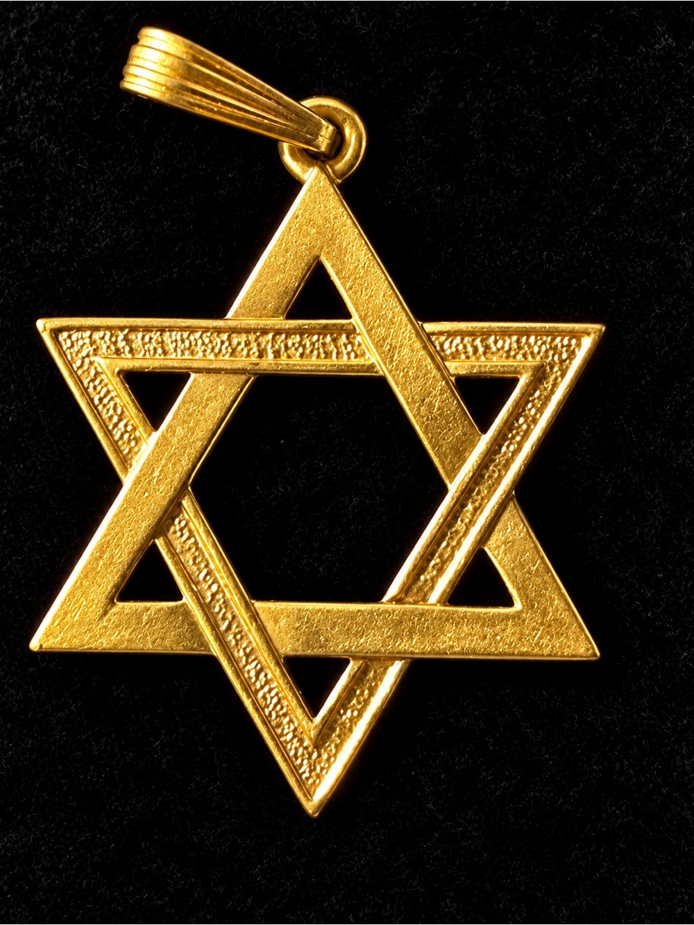 BA Ballou Midcentury 12 K Gold Filled Star of David Pendant